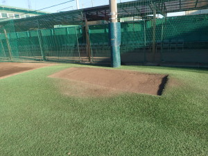 広島　山陽高等学校　野球場　グラウンド　黒土　マウンド　不陸　整正　補修　学校　テニス　コート　真砂土　グラウンド資材　マウンド　人工芝　スポーツ施設